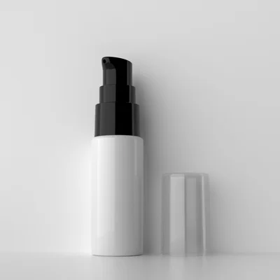 White Bottle Black 20 мл белый пустой косметический контейнер с лосьон-крем с дозатором 20 г крем для ухода за кожей лечение бутылочки путешествия размер Макияж установка насос - Цвет: White Bottle Black