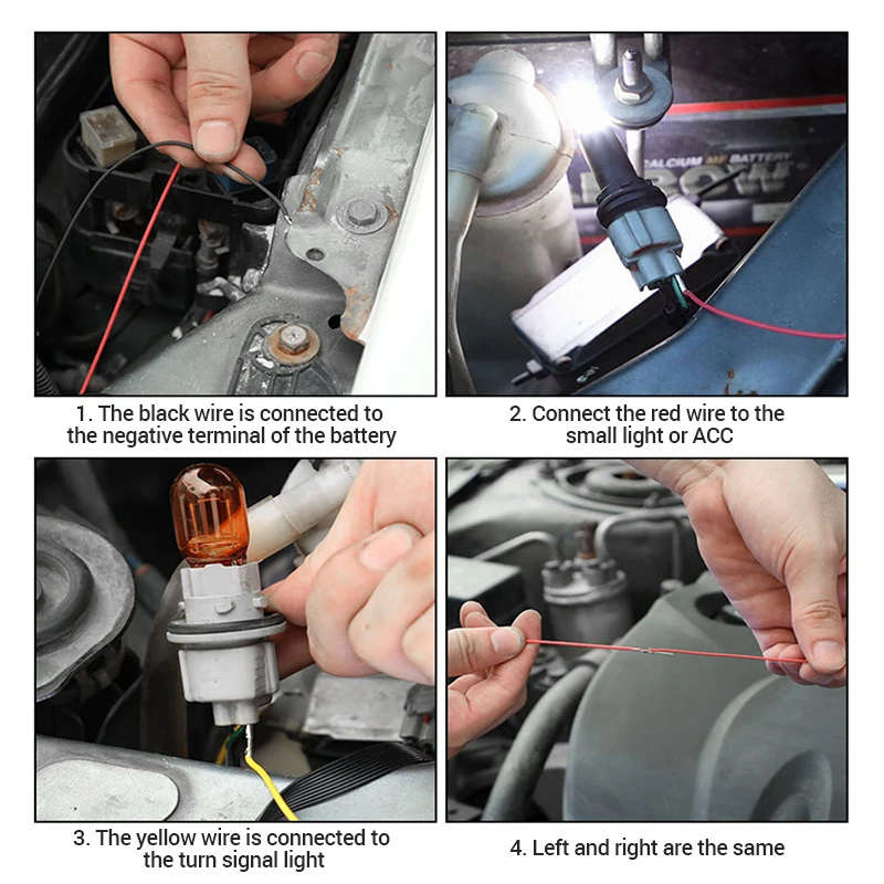 

LED Daytime Running Light Strip Flexible Car DRL Flowing Turn Signal Light White/Amber LED Strip Lights Headlight Car Fog Lamp