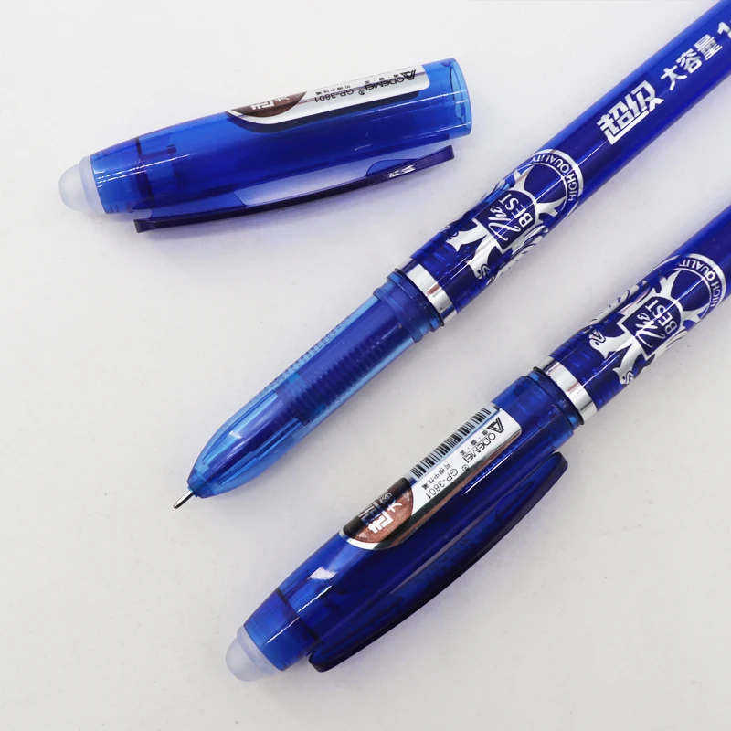 3 шт./компл. стираемая ручка с заправкой 0 5 мм синие/черные чернила Волшебная