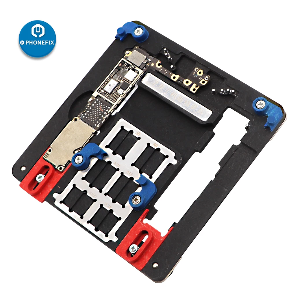 

PHONEFIX Professional MJ 9 IN 1 A21 Phone Motherboard Test Fixture For iPhone 8 8P 7 7P 6S 6 5S PCB holder Repair Fixture