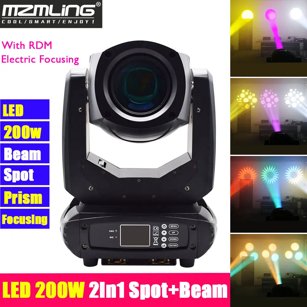4 шт светильник s + 1 шт. F чехол Led 200w 2in1 RGBW Луч/Точечный DMX512 Moving головной PAR Light