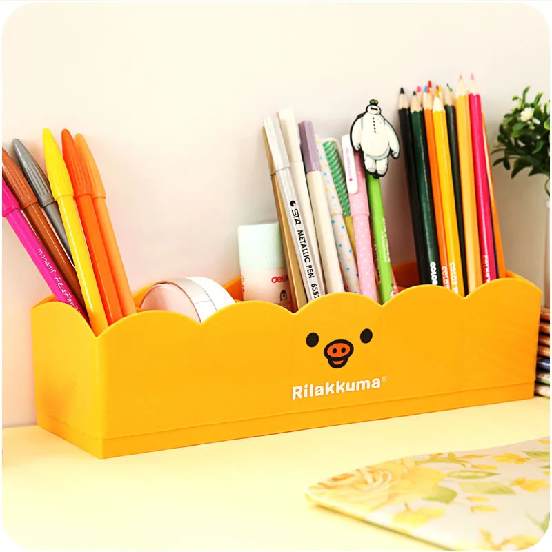 

Beautiful Design New Japanese easy bear plastic drawer lace storage box desktop cosmetic products finishing box