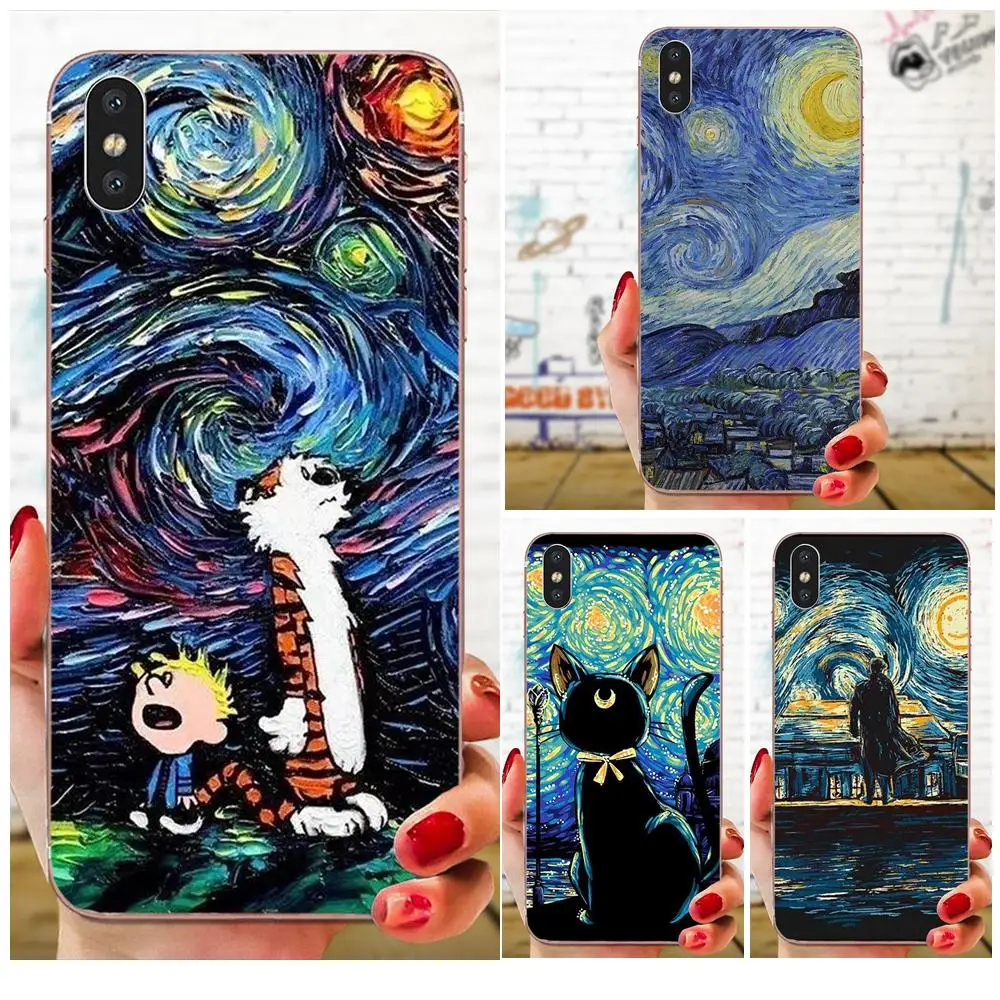 Чехол для мобильного телефона с принтом Звездная ночь Huawei Mate 9 10 20 P P8 P9 P10 P20 P30 P40 Lite