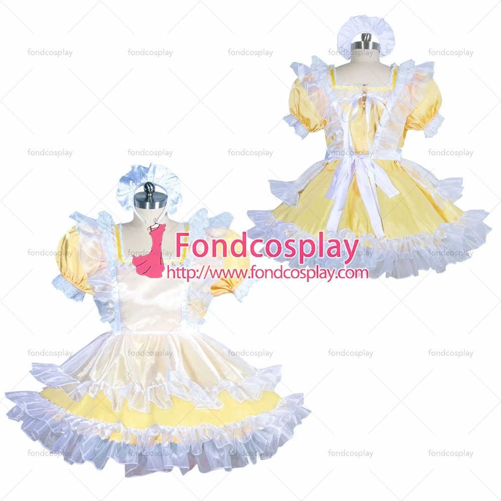 

Платье атласное короткое с французским замком для взрослых [G3916]