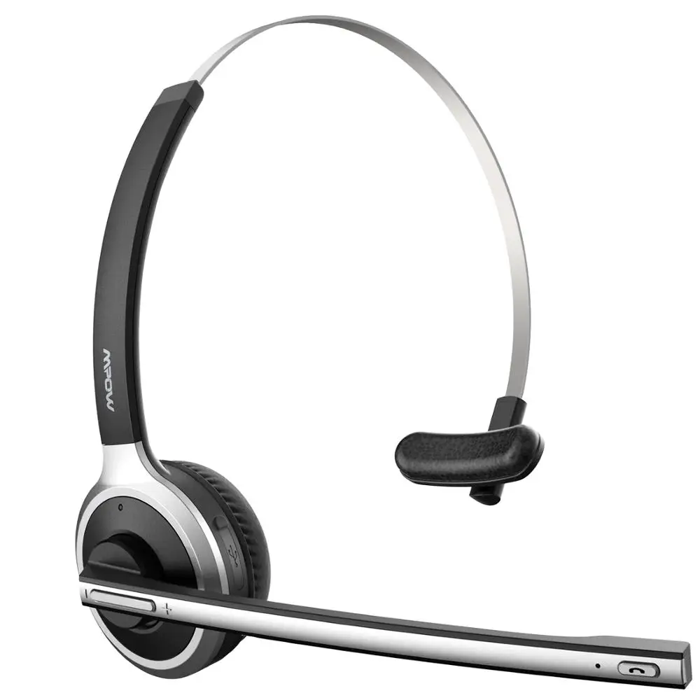 Mpow водитель грузовика Bluetooth V4.1 гарнитура Беспроводные Накладные наушники с шумоподавлением с кристально чистым микрофоном для сотового телефона