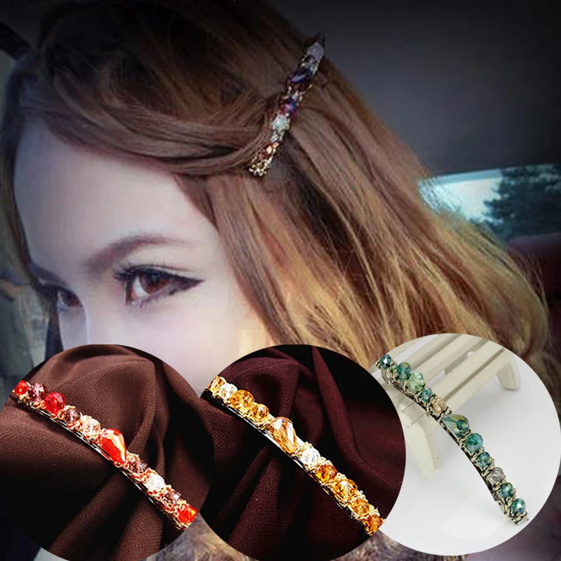 

Pearls Hair Clips Pin for Women Girls Fashion Geometric Flower Barrettes Headwear Sweet Hairpins Jewelry Hair Accessories