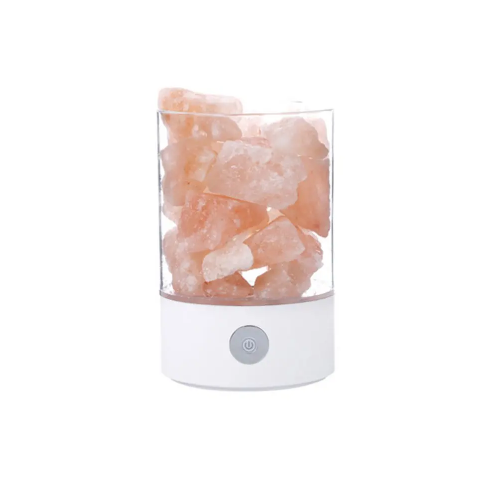 Соляная Лампа с Гималайским кристаллом лампа из солевого камня отрицательными ионами для очистки воздуха