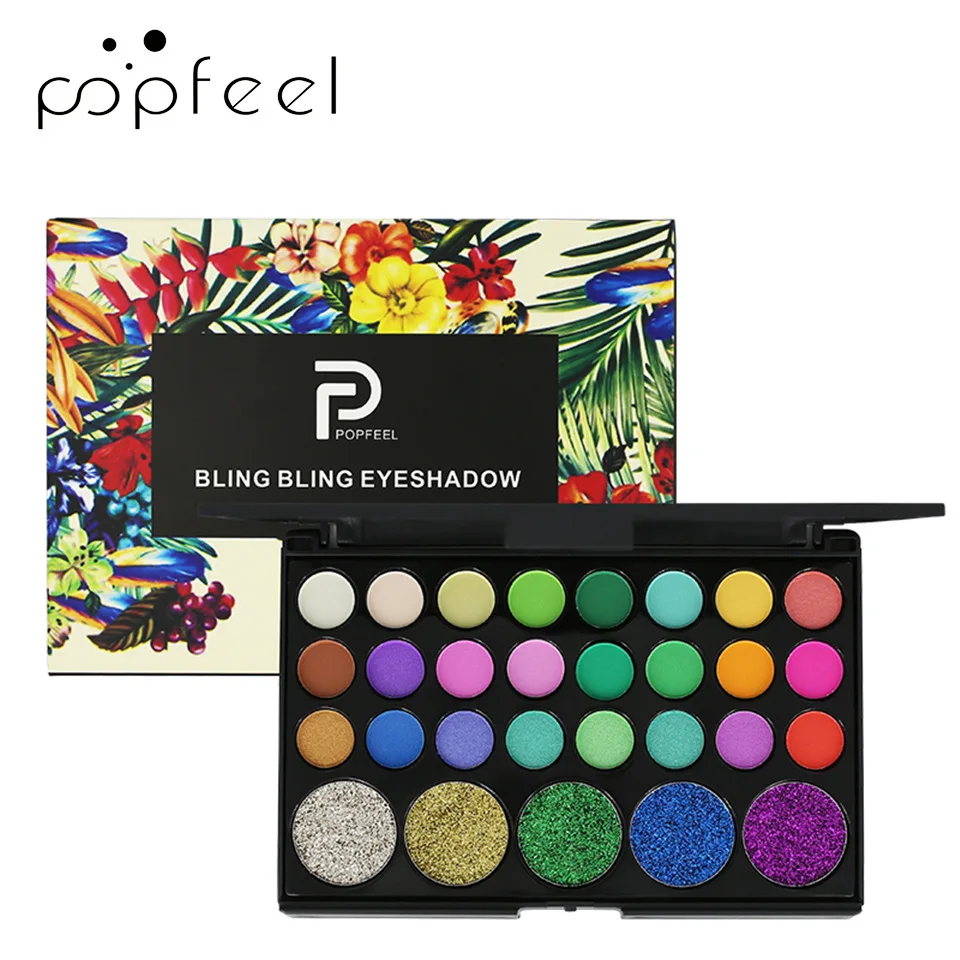 

29 Colors Eyeshadow Palette Fast Pigmented Long Lasting Cosmetic Full Coverage Waterproof Eye Shadows Pallet Powder Eye Makeup