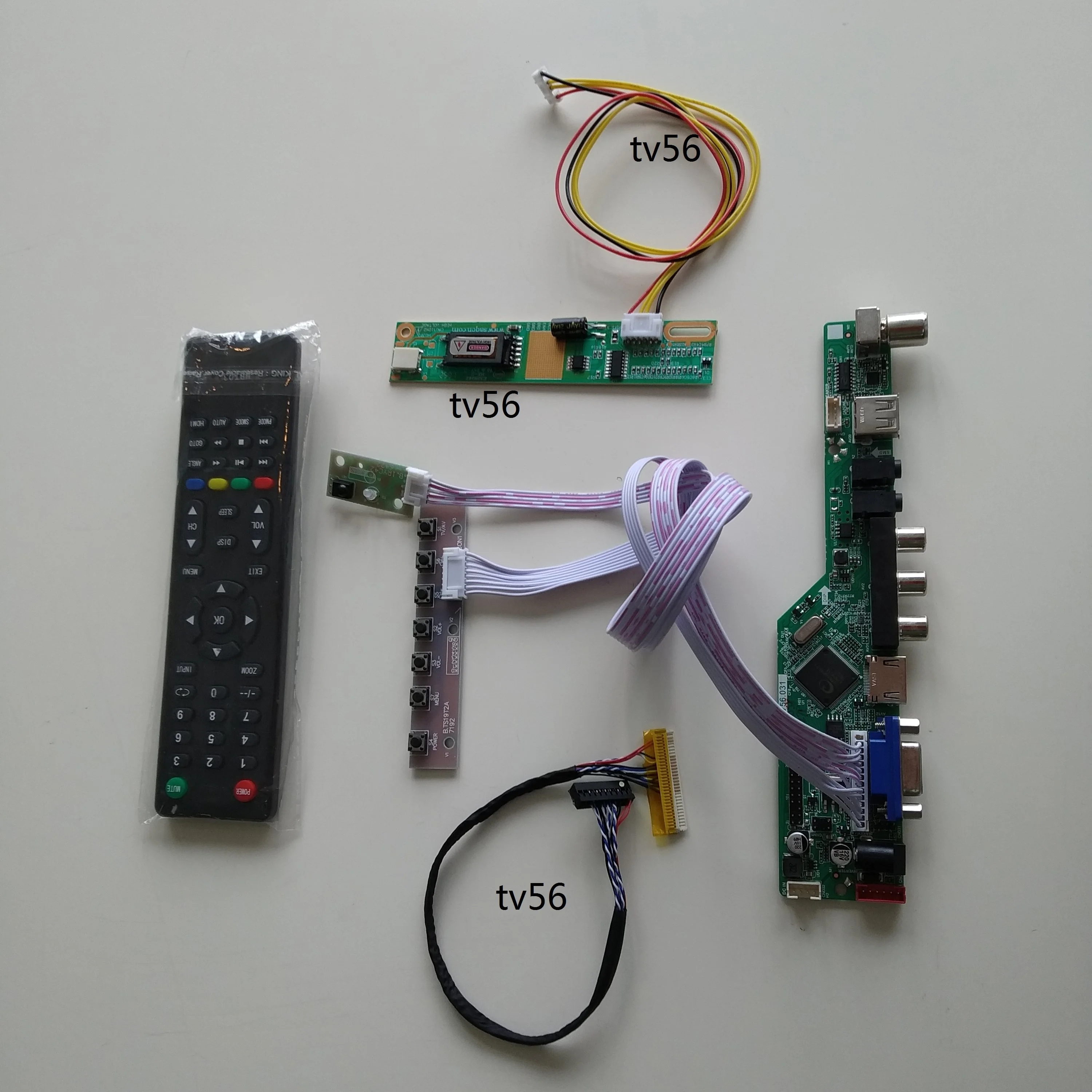 

USB AV LCD LED TV VGA AUDIO 1 CCFL lamps Controller Board For 15.4" LP154W01/B154EW08 1280*800 monitor panel card