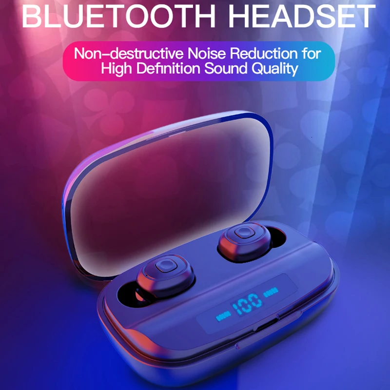 UBeamer XI10S беспроводные наушники Bluetooth 5 0 светодиодный дисплей 3000 мА/ч внешний