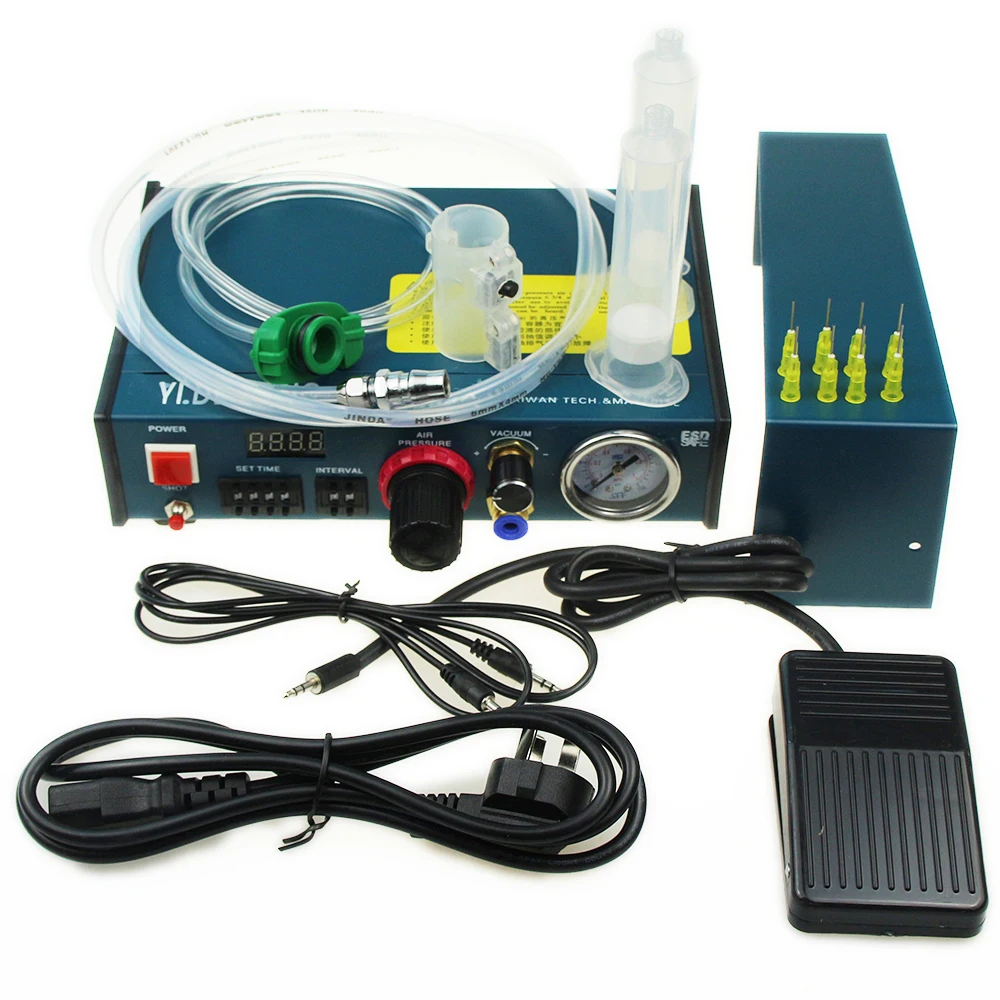YDL-983A Professional Precise Digital Auto Glue Dispenser Solder Paste Liquid Controller Fluid Dropper 220V Free Shipping