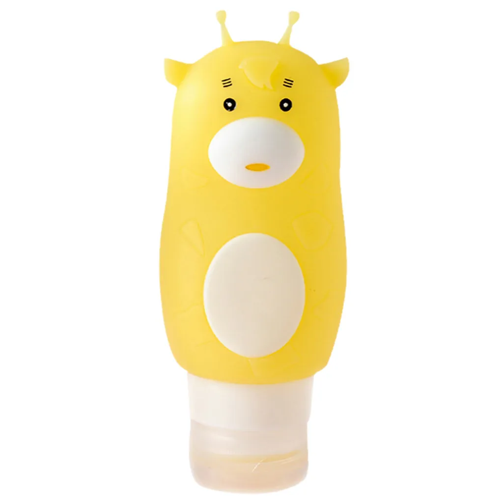 Милая мультяшная косметика пустая бутылка портативный гель для душа с отжимом