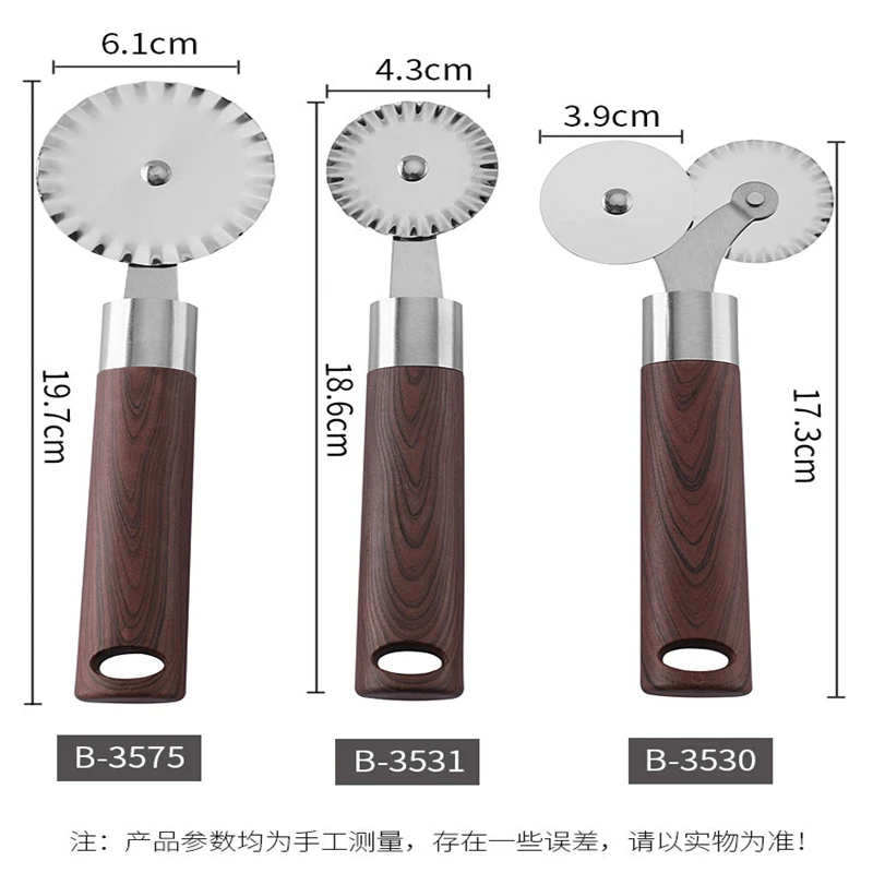3 шаблона нержавеющая сталь нож для пиццы двойной ролик камень кондитерские