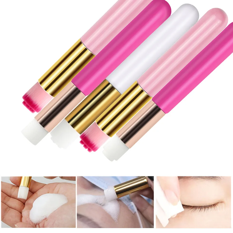 

10PCS Professional Eyelash Cleaning Brush Nose Blackhead Cleanser Washing Brush Lash Shampoo Brushes Eyelashes Extensions Tools