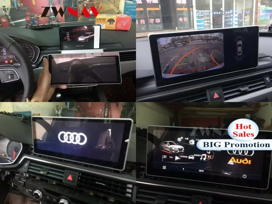 Автомобильный мультимедийный плеер для Audi A4 B9 головное устройство 4 + 64 сенсорный
