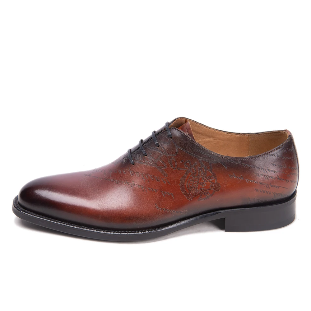 Leather Shoes Men Oxford Genuine Shoe Vintage Retro Wedding Office Fashion Formal Party Brand Luxury Mens Casual | Обувь
