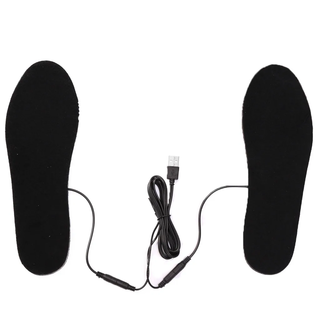 Стельки для обуви с подогревом от USB подогреватель ног коврик носков зимних видов