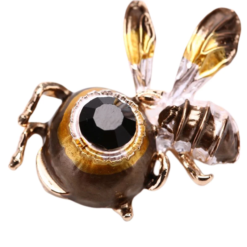 Новинка брошь в виде пчелы булавки модное женское украшение для воротника