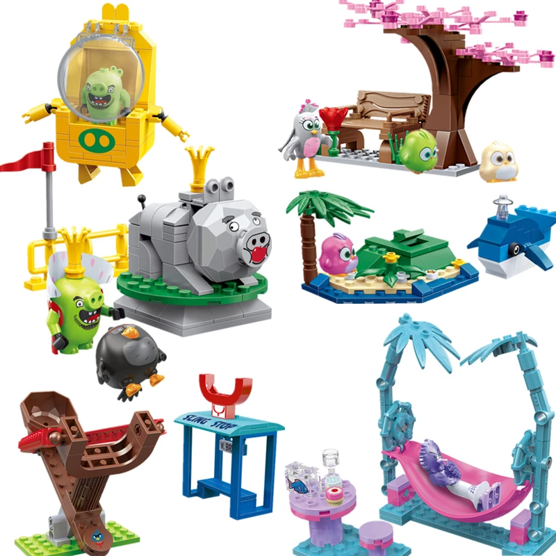 Новый фильм Cogo злые милые птицы остров игровая площадка король свинки замок