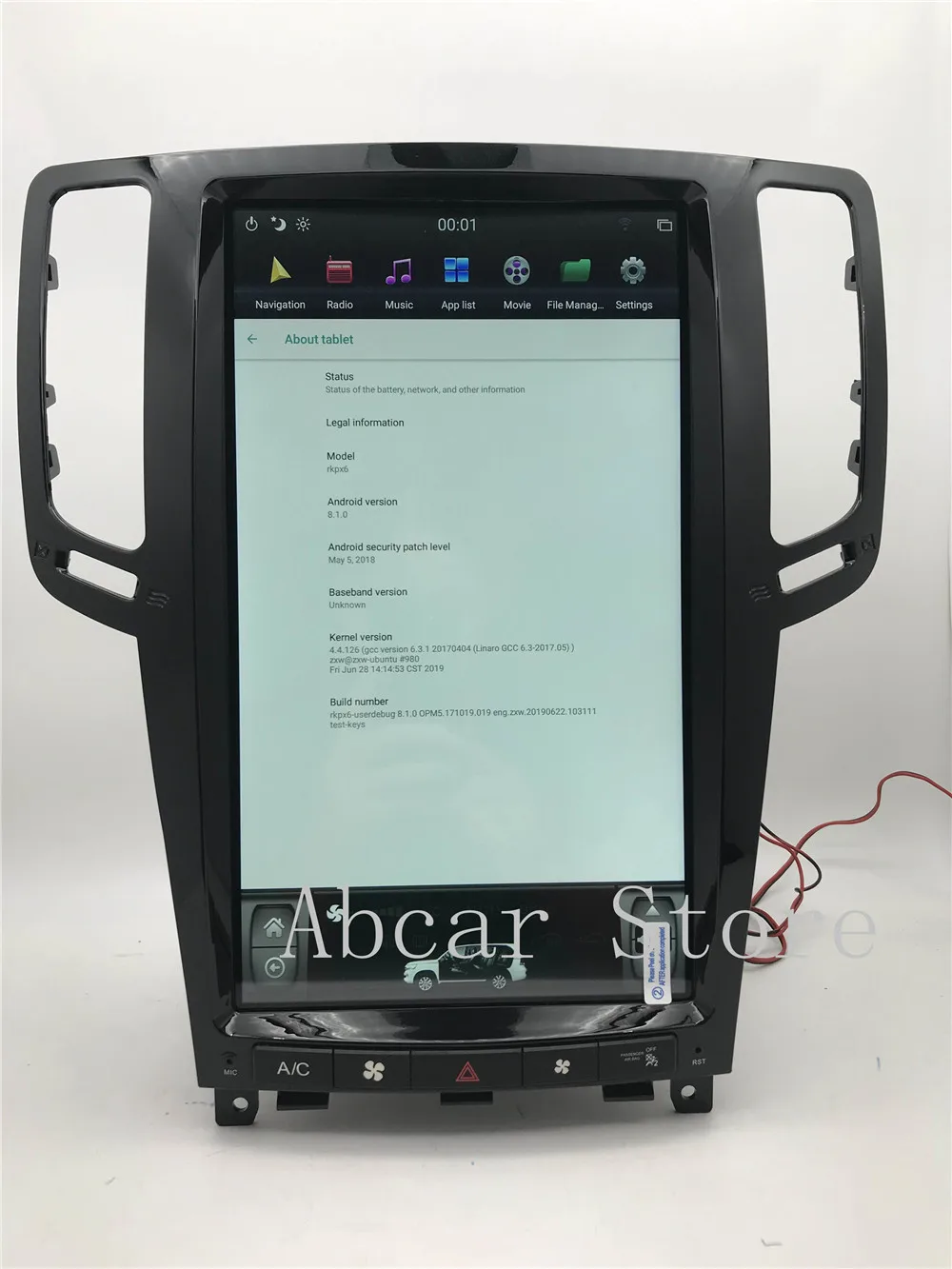 13,6 дюймов Tesla стиль Android 8,1 автомобильный dvd-плеер gps навигация для infiniti G25 G37 2007-2013 ips carplay HDMI радио 6 ядер
