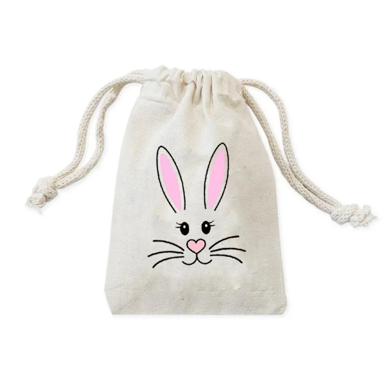 Милый Подарочный пакет в виде кролика сладкой шоколадной корзины Пасхальная