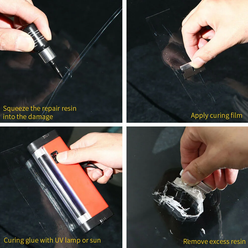 

Parts Windshield Repair kits Car Crack Chip Nano Repair Fluid Accessories