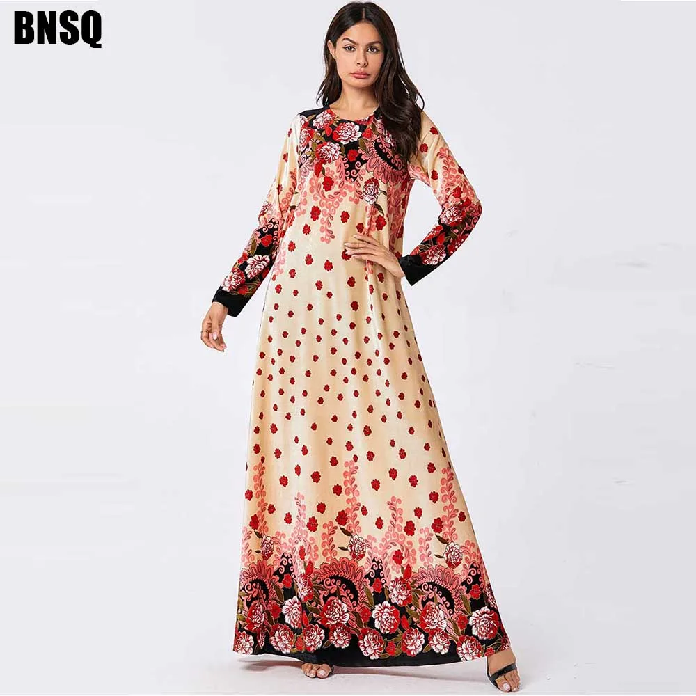 Женское платье с длинным рукавом BNSQ красное фиолетовое темно синее облегающее