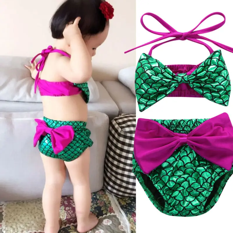 2 шт. купальник-бикини с бантом и юбкой-годе | Спорт развлечения