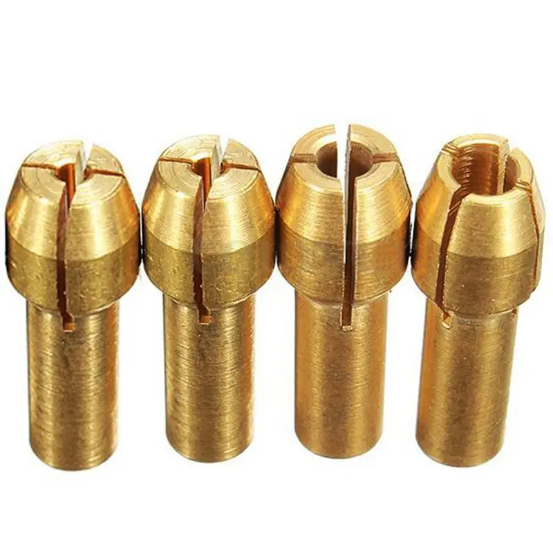

GTBL 4Pcs Rotary Multi Tool Collet Nut Kit for 0.8/ 1.6/ 2.35/ 3.2MM & 29X Rotary Power Drill Dedicated Locator Drill Bits