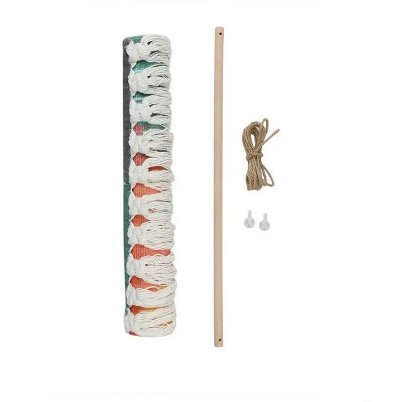 Макраме тканый настенный подвесной гобелен искусство на стену декор ручной