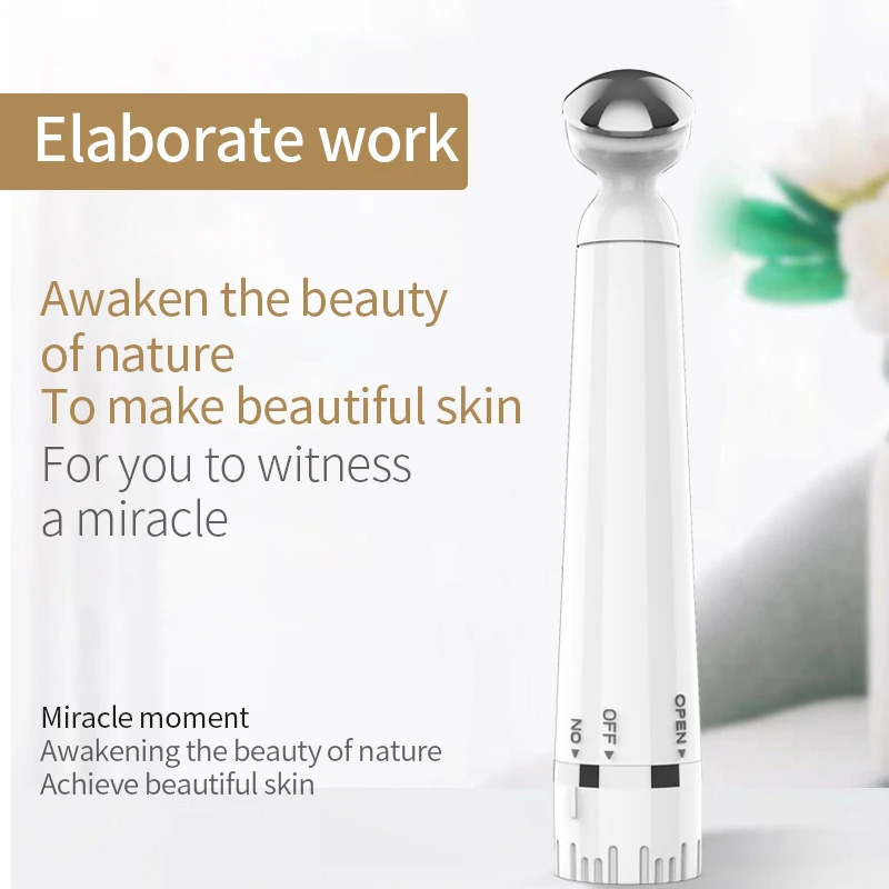 Массажер для глаз Мини электрическая вибрация портативная ручка темного круга