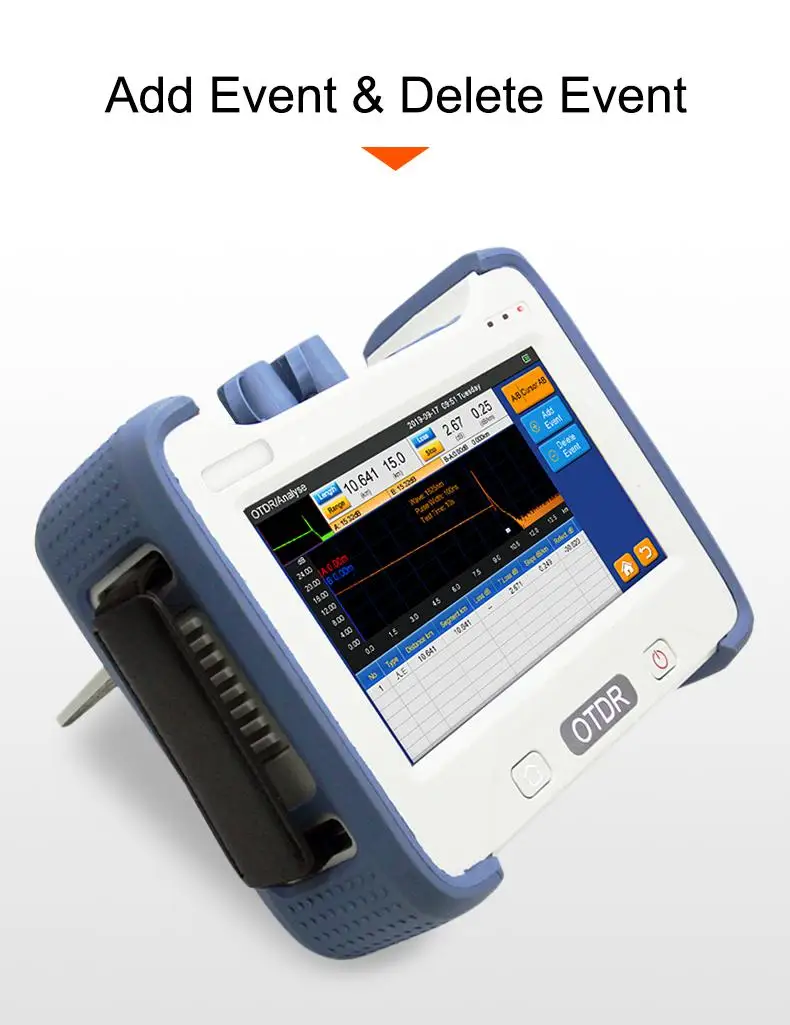 Новый оптический временной рефлектометр TMO350 OTDR 1310 1550nm 32 30dB встроенный VFL OPM OLS