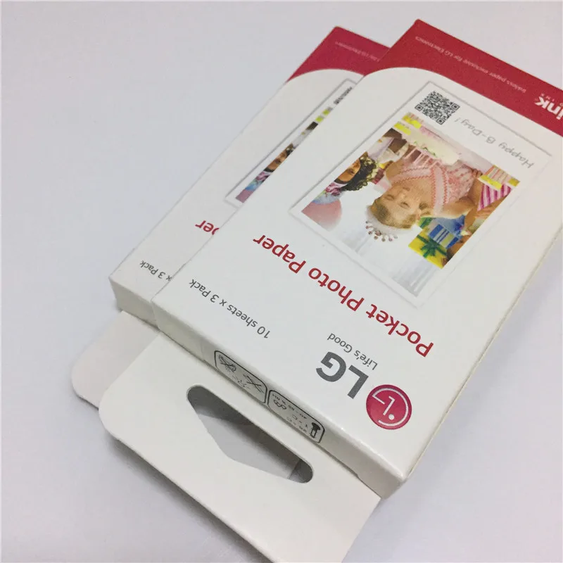 Seracase 60 шт. фотобумага s Zink PS2203 смарт мобильный принтер для LG фотопринтер PD221/PD251 PD233 PD239 бумага для печати