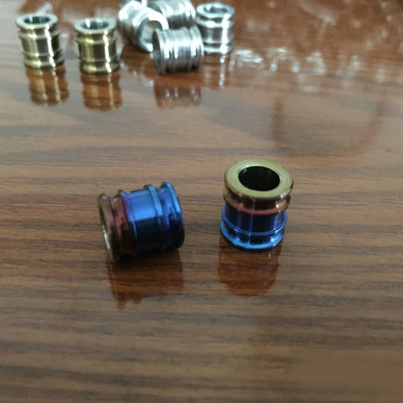 1 шт. титановые барабанные бусы на шнурок Паракорд шнур бусина нож инструмент EDC