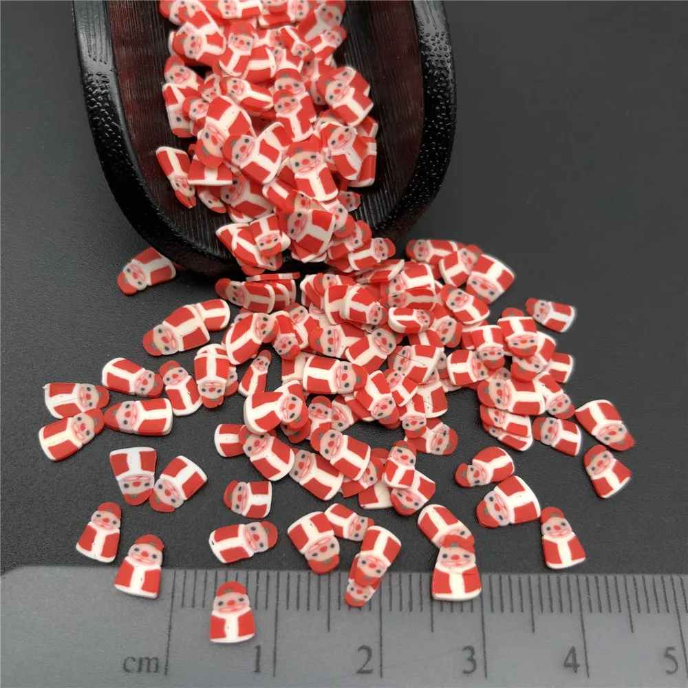 50 г Рождественский Санта Клаус полимерная глина сбрызгивать для детей Diy мягкая