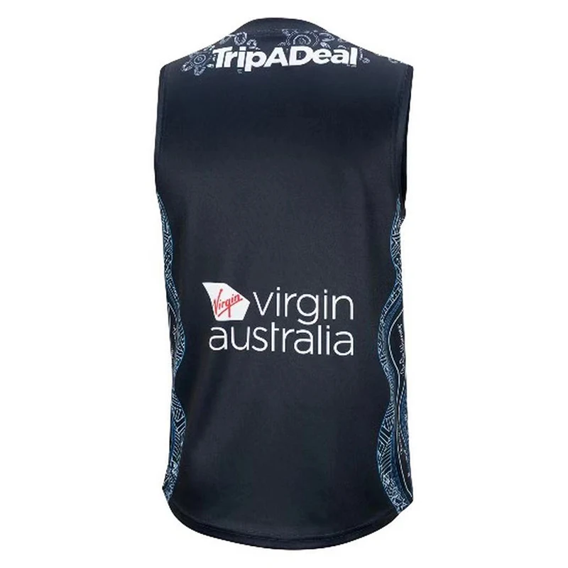 

2021 COLLINGWOOD MAGPIES GUERNSEY INDIGENOUS RUGBY JERSEY size S-M-L-XL-XXL-3XL