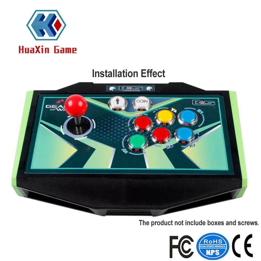 2 Player Arcade Game DIY Accessories Kit For PC And Raspberry Pi 5Pin Joystick + Chrome Plating LED Illuminated Push Buttons | Спорт и