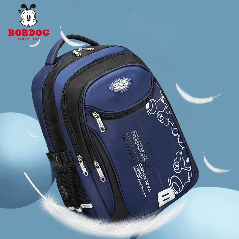 

Babudou children's schoolbag boys 1-6 grade light weight lightening waterproof spine protecting girls schoolbag pupils 7 girls