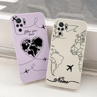 world map phone case for xiaomi redmi note 10 10s 9t 9 8 7 pro camera soft back cover on max redmi 9 9a 9t k40 k30 k20 pro