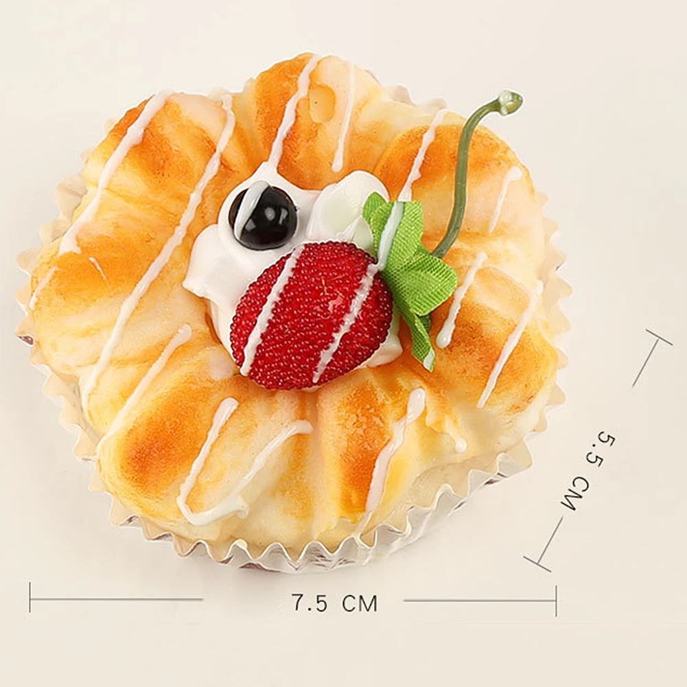 Искусственная искусственная фрукты хлеб имитация Реалистичная еда торты для