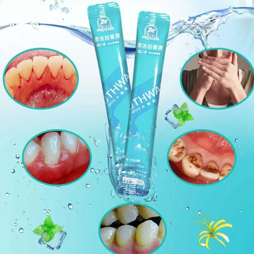 

10 пакета (ов) жидкость для полоскания рта Красота для здоровья и гигиены полости рта жидкость для полоскания рта краску уход здоровый красив...