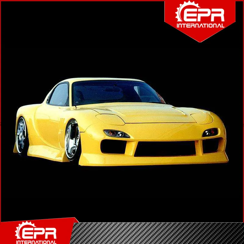 

For RX7 FD 1993-1997 BN Sport Glass Fiber Full Body Kit Trim Part RX7 FRP Wide Body Suit FD Accessories