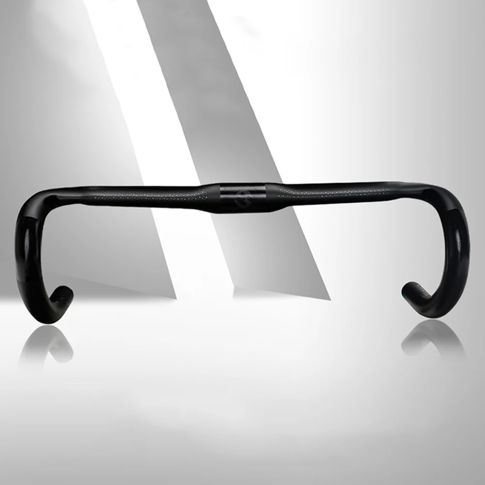 

Carbon Bicycle Handlebars Racing Drop Bars MTB Road Bike 31.8 x 400-440mm Ultra-wide Handle Non-slip Handle Cycling Parts