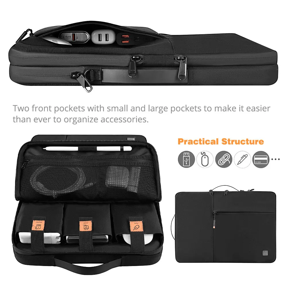 Сумка для ноутбука WIWU двухслойная водонепроницаемая MacBook Pro 13 Air 2020 15 6 | Компьютеры