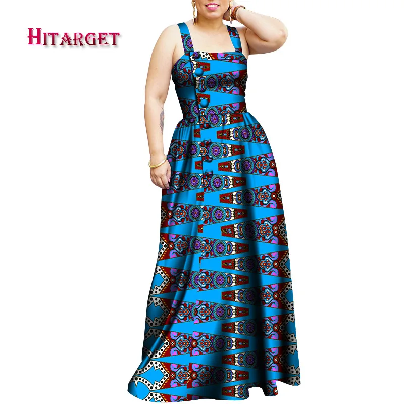 

Модные африканские платья для сексуальной леди, африканская одежда с восковым принтом, сексуальное длинное платье с вырезом лодочкой, Даши...