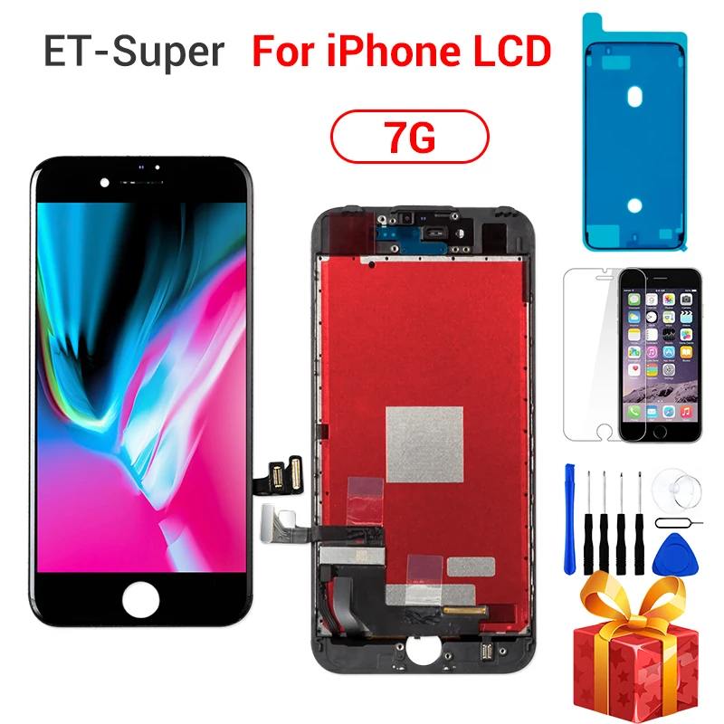 Сенсорный 3D-экран класса AAA + для iPhone 7 Plus ЖК-дисплей дигитайзер в сборе 100% испытано