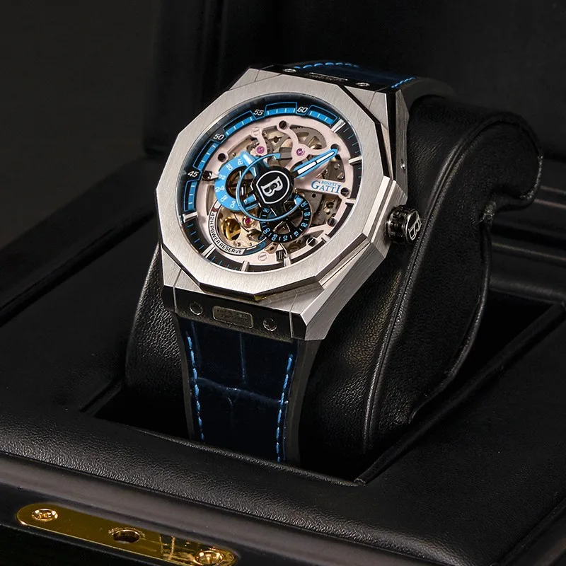 GATTI 2020 автоматические часы для мужчин s Высокое качество Бизнес Мужские