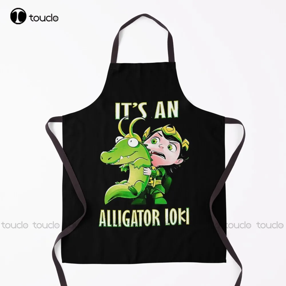 

Фартук типа «Аллигатор» Loki, фартук для приготовления пищи на заказ, для сада, кухни, домашней уборки, унисекс, фартук для взрослых