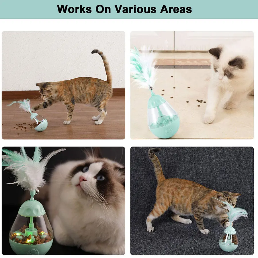 Интерактивная электрическая кошка игрушка Щенок Кот обработать мяч тряски