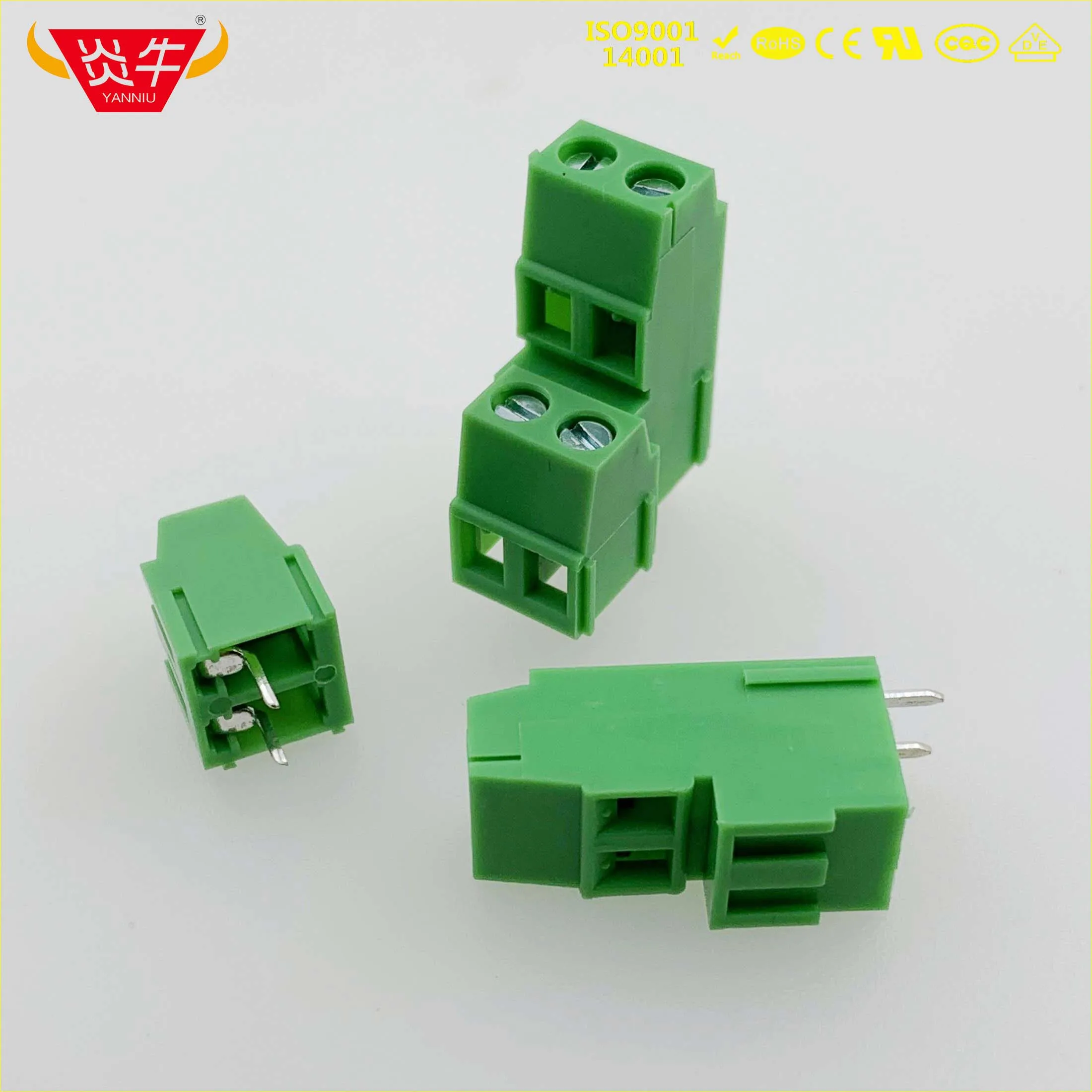 KF128A 5,0 2P 3P PCB универсальные Винтовые клеммные блоки DG500A KF128HL 5,0 мм 2PIN 3PIN MKKDS 1,5/3-5,08-1725041 PHOENIX DEGSON